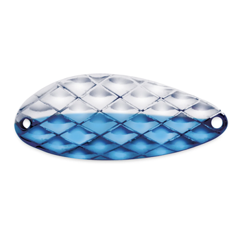Acme Little Cleo Spoon 1/3oz Hammered Nickel Blue