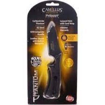 Camillus Tyrant Fixed Blade Knife w/sheath