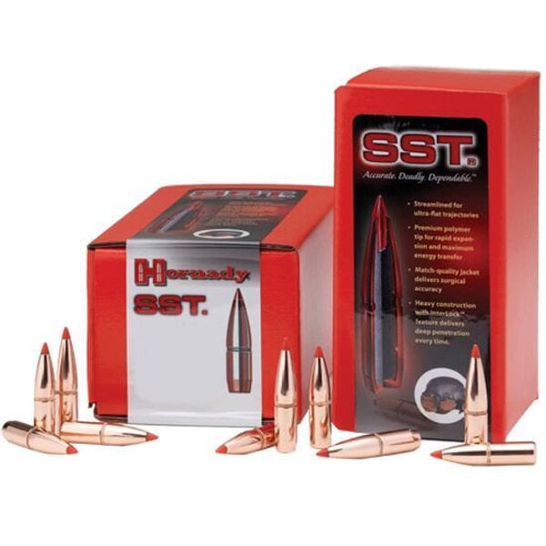 Hornady InterLock Bullets 270 Caliber (277 Diameter) 140 Grain SST Boat Tail Box of 100