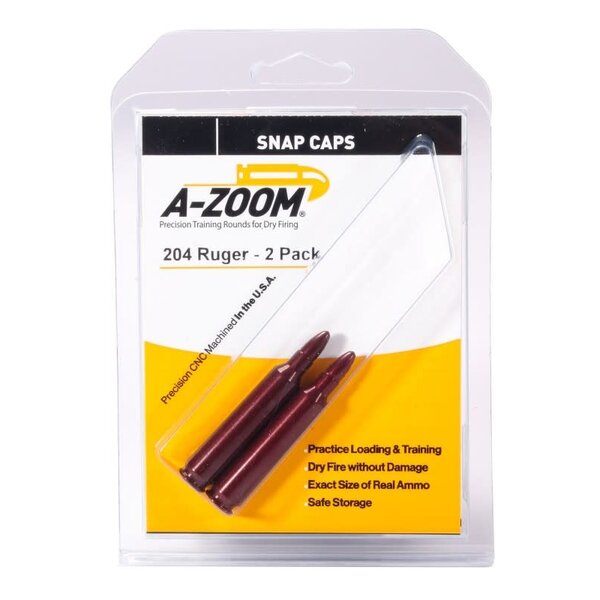 A-Zoom Snap Caps 204 Ruger 2/Pk