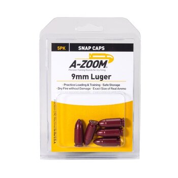A-Zoom Snap Caps 9mm Luger 5/Pk