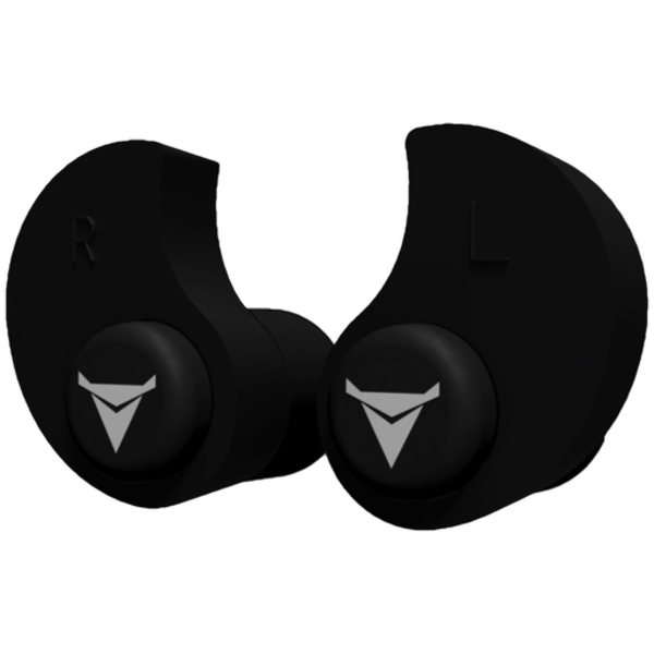 Decibullz Custom Molded Earplugs, Black