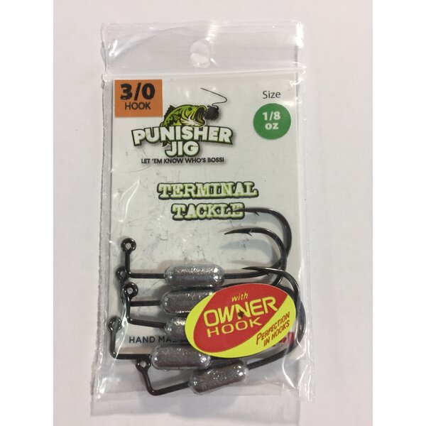 Punisher Jig Punisher Inner Tubehead 1/8oz 3/0 Owner Hook