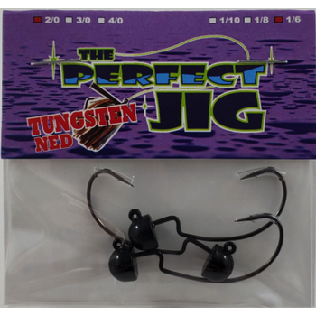 The Perfect Jig The Perfect Jig Tungsten EWG Ned 3/0 1/6oz 3-pk