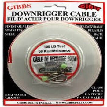 Mason Gibbs Downrigger Wire Cable. 150lb 400ft