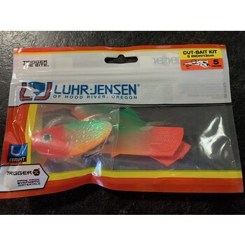 Luhr Jensen Luhr Jensen Cut-Bait Kit Pre-Rigged Hog Wild Glow