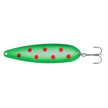 Moonshine Lures Moonshine Lures 5'' Magnum Spoon Green Pox