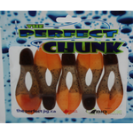 The Perfect Jig The Perfect Jig Chunk Trailer. 3.25” Green Pumpkin Copper Orange Tips