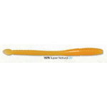 Luhr Jensen Steelhead SpadeTail Worm 4.5" UV Super Natural 12-pk