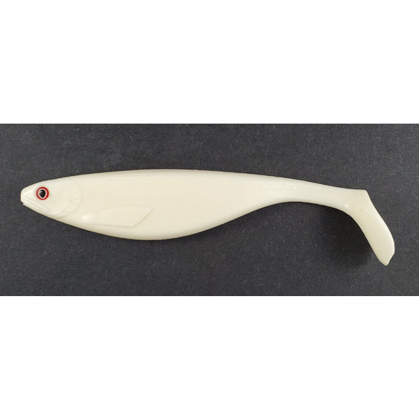 The Perfect Jig The Perfect Jig Mag Shad 6" White 2-pk