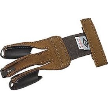 Tan Suede Shooting Glove Med