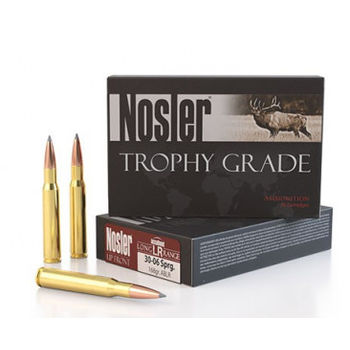 Nosler Trophy Grade Long Range Ammunition .30-06 Sprg 168 ABLR 2800 fps 20/ct