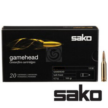 Sako 30-06 Gamehead, JSP 180 Grain Ammunition Box of 20