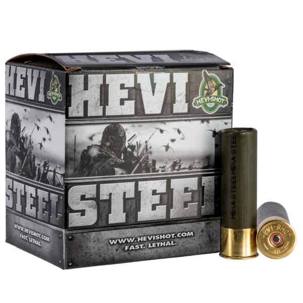 Hevi-Shot Hevi-Steel Ammo 12ga 2.75" 1-1/8oz #4 Shot 25 Rounds