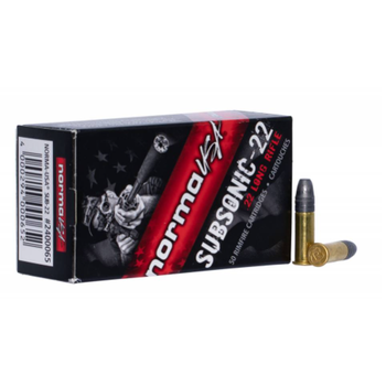 Norma 22 LR Tac-22 Subsonic Ammunition Box of 50
