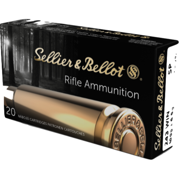 Sellier & Bellot Ammo,  243 Win 100gr Soft Point 20rds