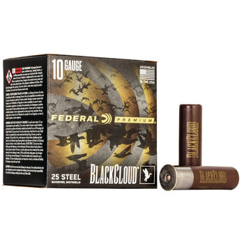 Federal PWBX1072 Black Cloud FS 10 Gauge 3.50 1 58 oz 2 Shot 25 Per Box