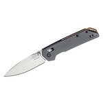 Kershaw Iridium Full Size 3.40 Folding Spear Point Plain SatinStonewashed D2 Steel Blade Gray Anodized Aluminum Handle Includes Pocket Clip