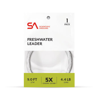 Scientific Anglers 6X Freshwater Leader 9.0' 3.3lb