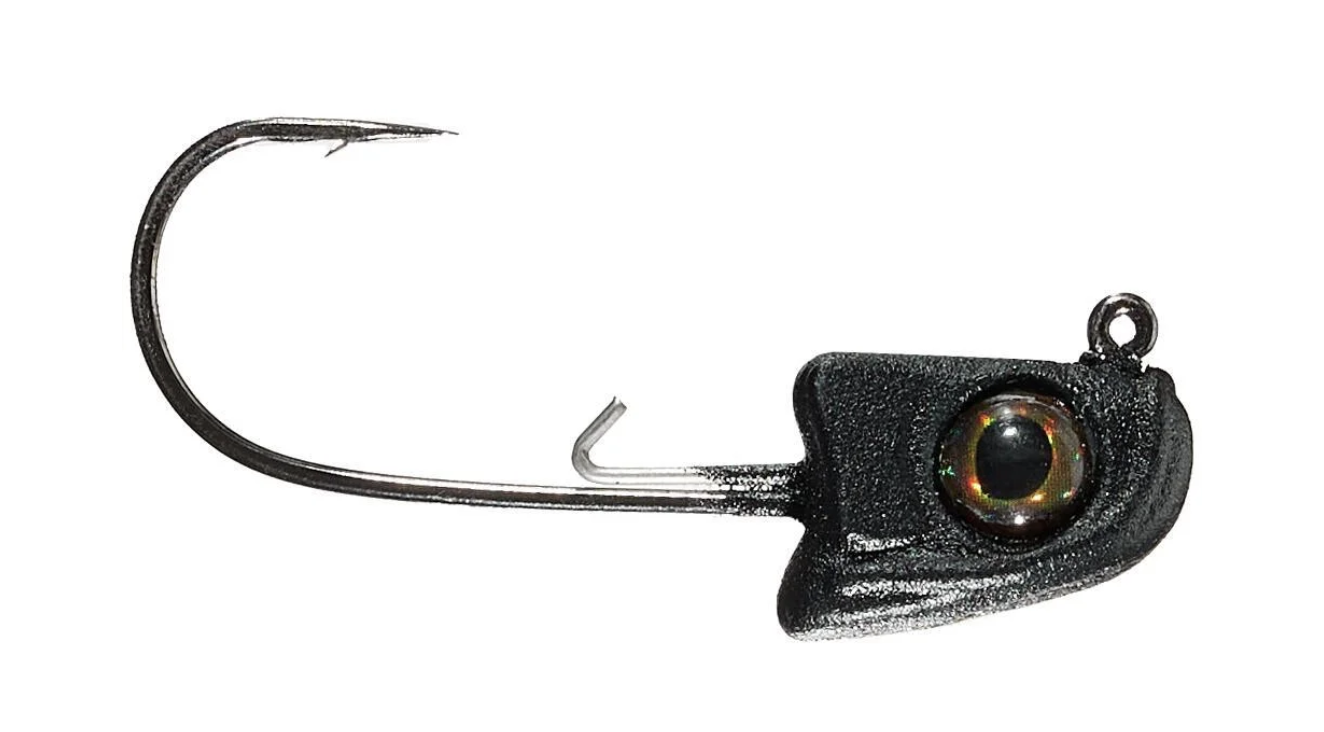 Great Lakes Finesse Hanging Jig Head 1/8oz Matte Black 2-pk - Gagnon  Sporting Goods