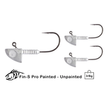 Lunker City Fin-S Pro 2/0 1/2oz Unpainted 3-pk