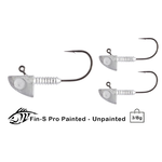 Lunker City Fin-S Pro 4/0 3/8oz Unpainted 3-pk
