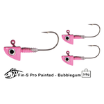 Lunker City Fin-S Pro 2/0 1/4oz Bubblegum 3-pk