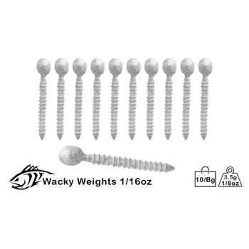 Lunker City Wacky/Neko Weight 1/16oz 10-pk