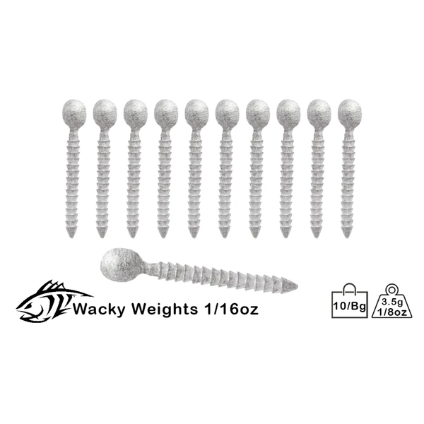 Lunker City Wacky/Neko Weight 1/16oz 10-pk
