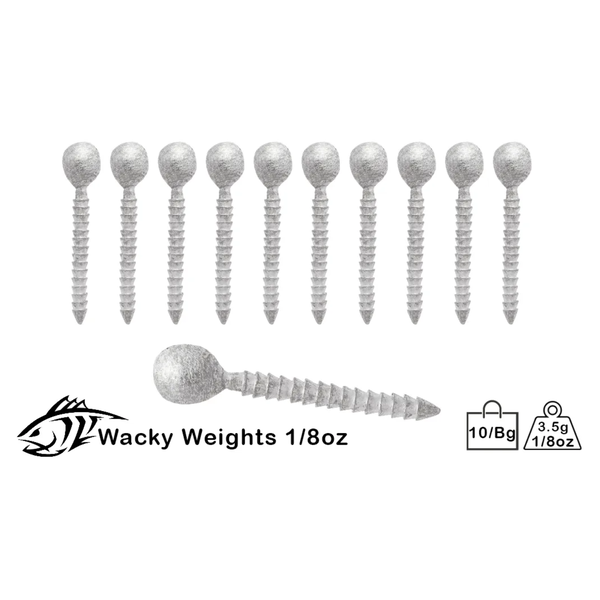 Lunker City Wacky/Neko Weight 1/8oz 10-pk