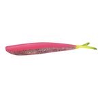 Lunker City Fin-S-Fish Bubblegum Ice/Chartreuse Tail 4" 8-pk