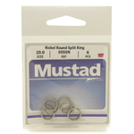 Mustad Round Split Ring Size 4.1 11-pk