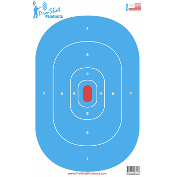 Pro Shot Range Series Silhouette 13"x20" Targets 6 Pack