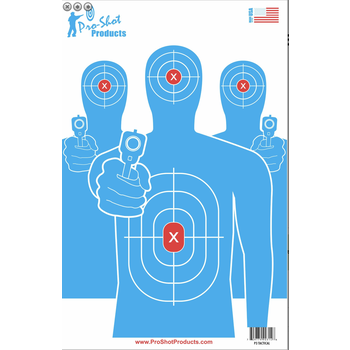 Pro Shot Range Series Tactical 13"x20" Targets 6 Pack