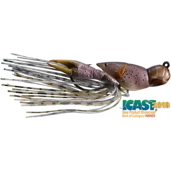 Live Target Hollow Body Craw 3/4oz 2" Grey/Brown