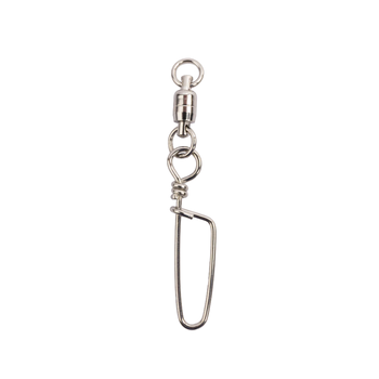 Mustad Stainless Steel Ball Bearing Swivel w/Coastlock Snap Size 4 155lb 3-pk