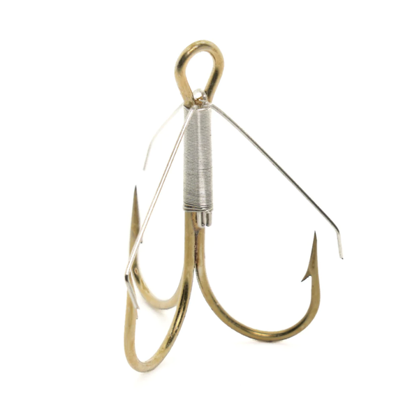 Mustad Weedless Treble Hook #4 5-pk