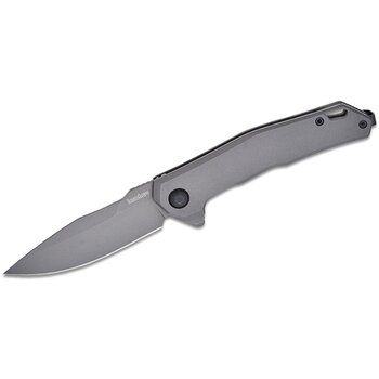 Kershaw Kershaw 5570 Helitack Assisted Frame Lock Flipper Knife 3.26" Gray PVD Drop Point Blade, Gray PVD Stainless Steel Handles, Reversible Bayonet Clip