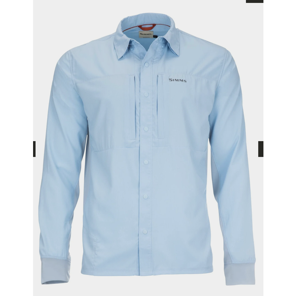 Simms Intruder Bi Comp LS Shirt Sky Medium. - Reg $109.99