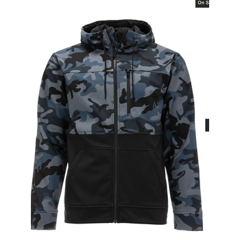 Simms M's Rogue Hoody Woodland Camo Storm  Medium - Reg. $159.99