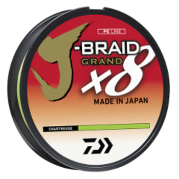 Daiwa J-Braid X8 Grand 6b 150yd Chartreuse