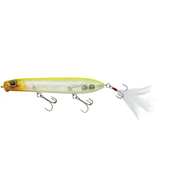 Evergreen International SB-105 Custom Topwater. Skeleton Chartreuse