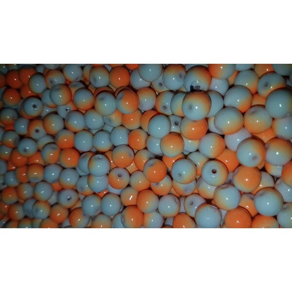 Creek Candy Beads 8mm Orange Crush #182