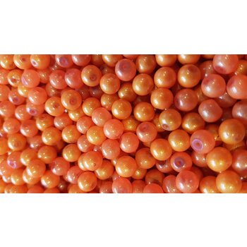 Creek Candy Beads 8mm Radioactive Orange #205