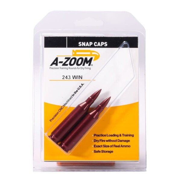A-Zoom A-Zoom Snap Caps 243 Win 2/Pk