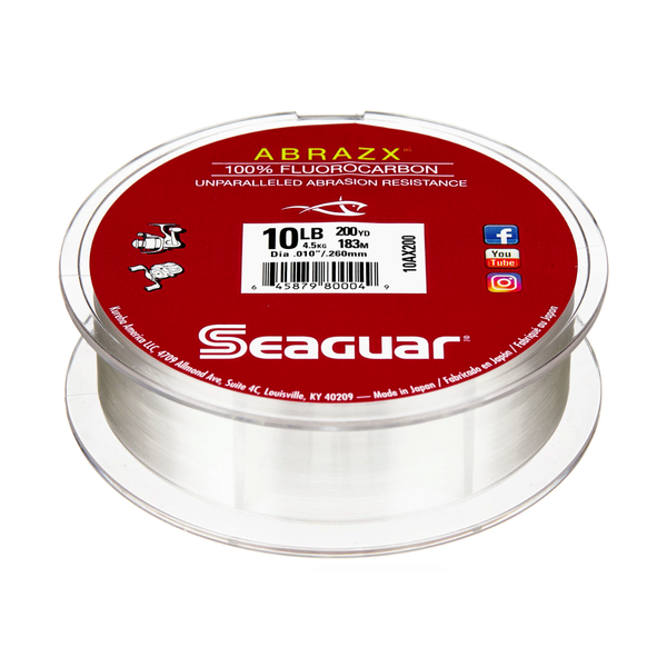 Seaguar AbrazX Fluorocarbon 20lb 200yds - Gagnon Sporting Goods