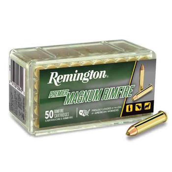 Remington Premier Ammo 17 HMR 17gr Accutip-V Boat Tail 50 Rounds