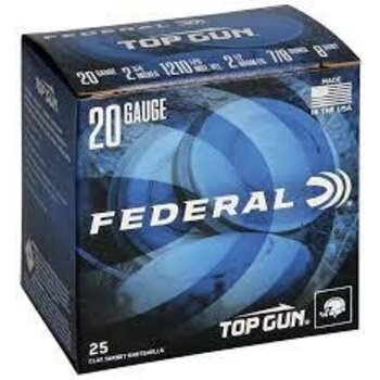 Federal Federal Top Gun 20 Gauge 2.75 78 oz 1250 fps 8 Shot 25
