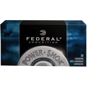 Federal Power Shok Ammo 300 Win Mag 180gr Soft Point 20 Rounds