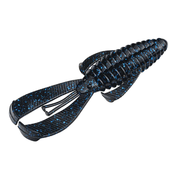 Strike King Rage Bug Midsize 3.38" Black Blue Flake 8-pk